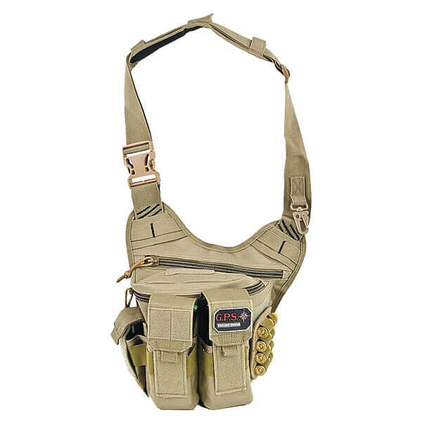 G.P.S. RAPID DEPLOYMENT SLING PACK WITH HANDGUN HOLSTER - Camofire