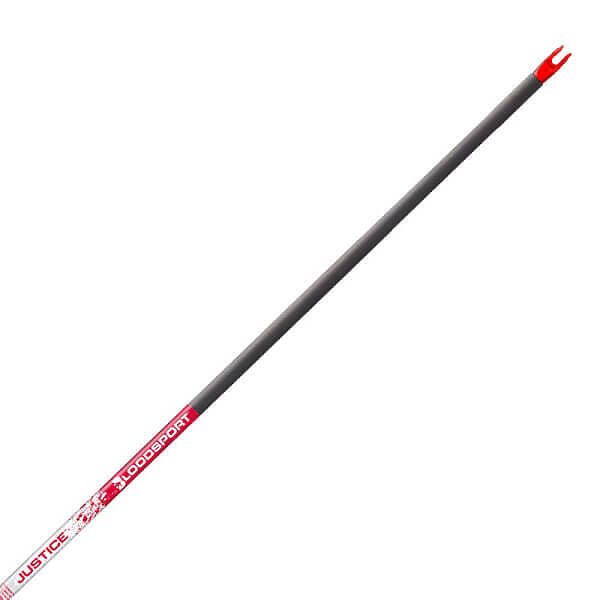 BLOODSPORT JUSTICE BARE DOZEN ARROW SHAFTS - Camofire Discount Hunting ...