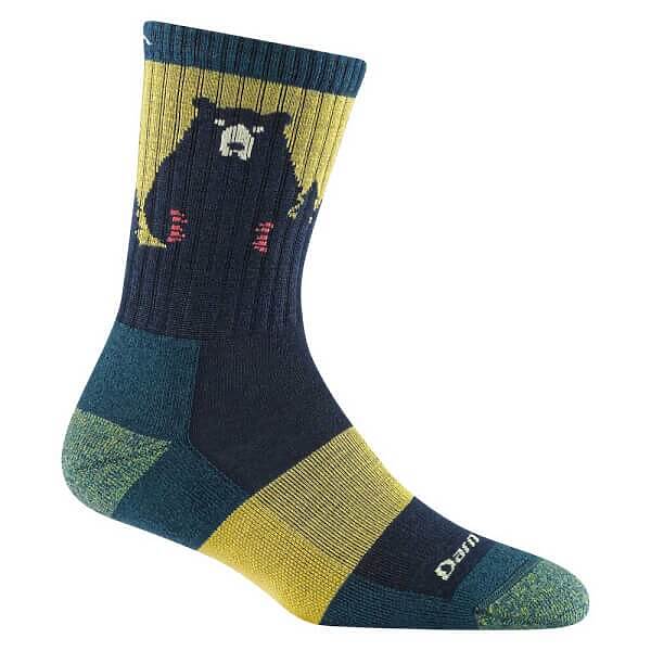 DARN TOUGH 1970 WOMEN'S BEAR TOWN MICRO CREW LIGHTWEIGHT HIKING SOCK ...