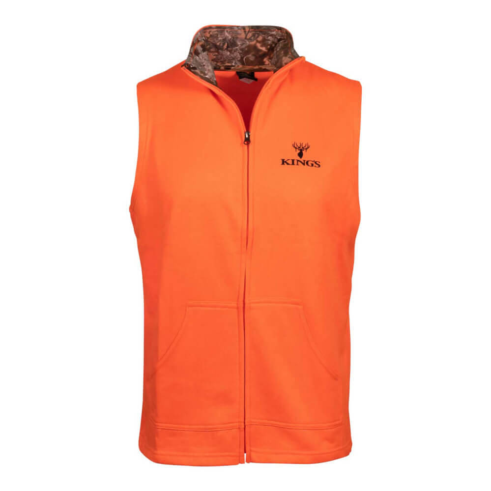 Blaze orange fleece vest sale