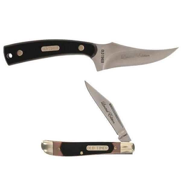 OLD TIMER SHARPFINGER & FOLDING KNIFE COMBO WITH GIFT TIN - Camofire  Discount Hunting Gear, Camo and Clothing