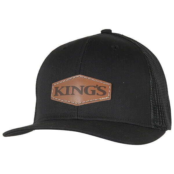 KING'S CAMO DARK LEATHER LOGO PATCH HAT - Camofire Discount Hunting ...